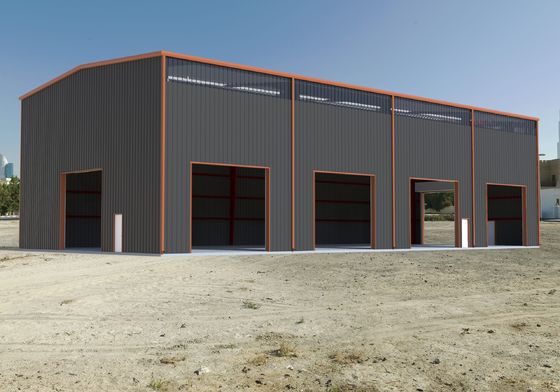 Storage Shed Q235, Q345 Edificio Prefabricado Steel Structure Warehouse